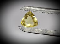 Heliodor beryl trillion 0.72 ct 7 mm