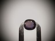 Unheated violet sapphire 0.68 ct 5.4х4.8 mm