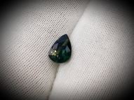 Unheated green sapphire 1.14 ct 8х5.3 mm