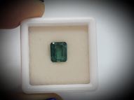 Emerald 1.51 ct 7.7х6.3 mm certified