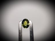 Unheated yellowish-greenish-blue sapphire 0.82 ct 6х4.5 mm