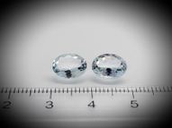 Aquamarine pair 2.65 ct 9x7 mm