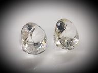 Pair of quartz 36.40 ct 20 х 15 mm