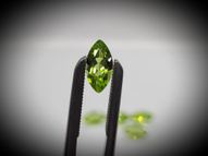 Peridot marquise set 5.54 ct 10х5 mm