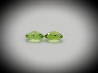 Peridot pair 2 pcs. 2.28 ct 8x6 mm