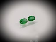 Emerald pair 0.91 ct 6.3х4.3 mm