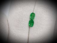 Emerald pair 0.91 ct 6х4 mm