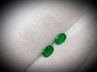 Emerald pair 0.91 ct 6.3х4.3 mm