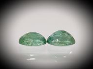 Emerald pair 2.46 ct 8 x 6 mm