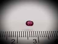 Unheated ruby 0.19 ct 4 х 3 mm