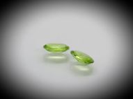 Peridot pair 2 pcs. 2.21 ct 8x6 mm