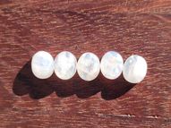 Rainbow moonstone set 5 pcs. 20.05 ct 11x9 mm