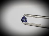 Tanzanīts trillions 0.65 ct 5.5 mm