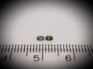 Alexandrite pair 0.12 ct 2.7x1.7 mm