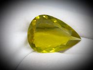 Lemon quartz 80.12 ct 41.4 х 28.6 mm CERTIFIED