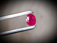 Unheated ruby 1.49 ct 7.7х6.1 mm