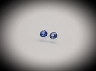 Sapphire pair 0.92 ct 4.5 mm