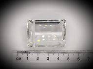 White quartz drilled 99.71 ct 36.2х26.3 mm