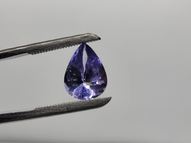 Tanzanite pear 3.71 ct 12.1x9.1 mm certified