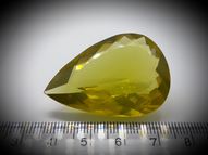 Lemon quartz 80.12 ct 41.4 х 28.6 mm CERTIFIED