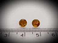 Sphene titanite pair 1.37 ct 5.5 mm