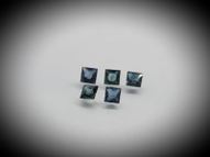 Blue sapphire set 5 pcs. 0.54 ct 2.2-2.4 mm