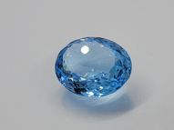 Swiss blue topaz 29.63 ct 21x17.6 mm