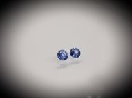 Sapphire pair 0.92 ct 4.5 mm