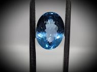 Blue topaz 12.14 ct 15.2x11.2 mm