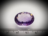 Amethyst 24.78 ct 21.5x17.4 mm CERTIFIED