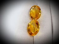 Citrine pair 24.20 ct 16x12 mm