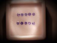 Alexandrite set 10 pcs. 0.44 ct 2.1 mm