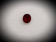 Unheated ruby 0.53 ct 4.7х4.1 mm certified