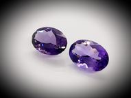 Amethyst pair 13.89 ct 16x11 mm