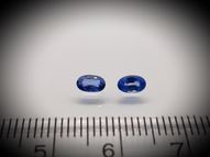 Blue sapphire pair 0.52 ct 5x3 mm