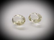 Orthoclase pair 2.82 ct 8.5 х 6.5 mm