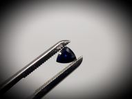 Dark blue sapphire 0.58 ct 5.5x4.5 mm