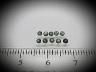 Alexandrite set 10 pcs. 0.44 ct 2.1 mm