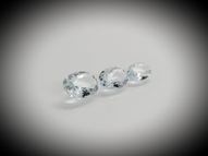 Aquamarine set 3 pcs. 1.68 ct 6-8 mm