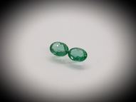 Emerald pair 0.97 ct 6х4.6 mm