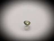 UNheated bluish-green sapphire 0.48 ct 4.3 mm