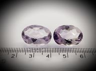 Amethysts 2 pcs. 26.51 ct 18.8 х 14 mm