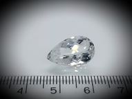 White (colorless) topaz 8.70 ct 16.4x10 mm