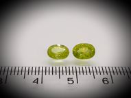 Sphene titanite pair 2.17 ct 7x5 mm