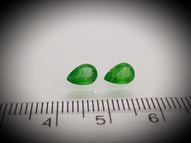 Emerald pair 1.33 ct 7х5 mm