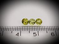 Garnet grossular set 1.20 ct 4 mm