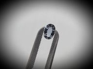 Unheated silver sapphire 0.46 ct 6х4 mm