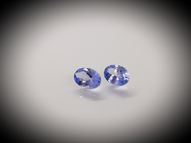 Tanzanite pair 1.50 ct 7x5 mm