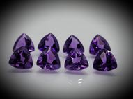 Amethyst set 8 pcs. 5.67 ct 6 mm