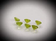 Peridot set 6 pcs. 3.18 ct 5 mm